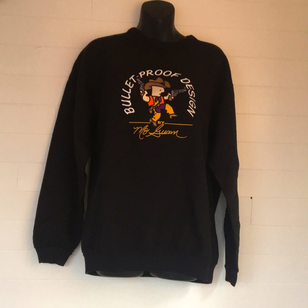 NEW!   Non-fiction black sweatshirt with embroidery 6099